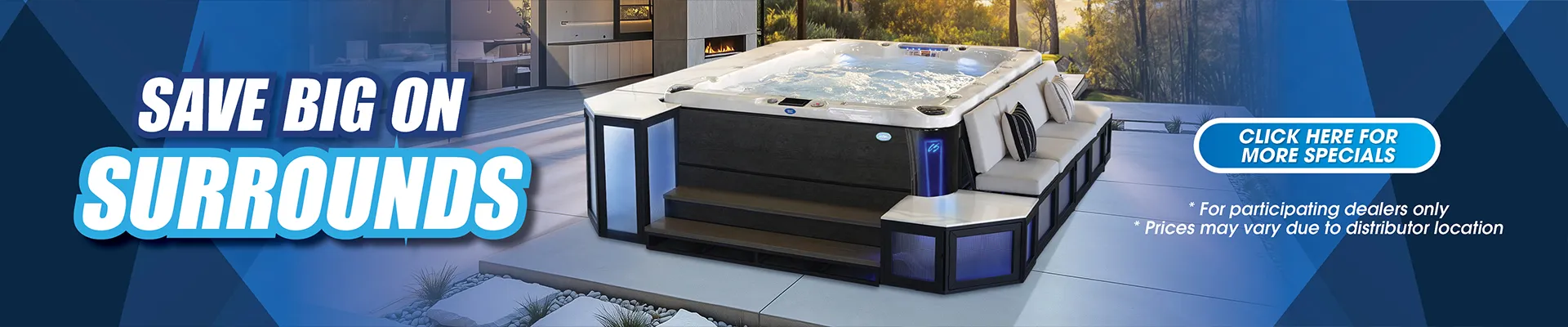 Calspas hot tub being used in a family setting - Bossier City
