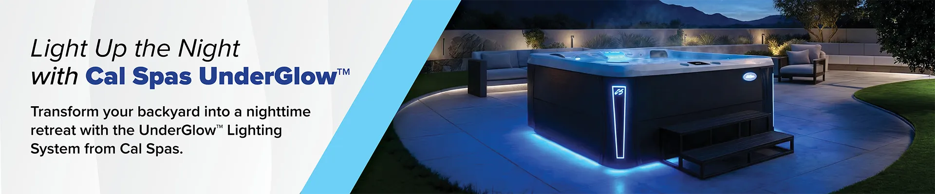 Calspas hot tub being used in a family setting - Bossier City